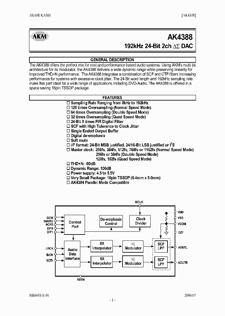 AK4388_4117203.PDF Datasheet