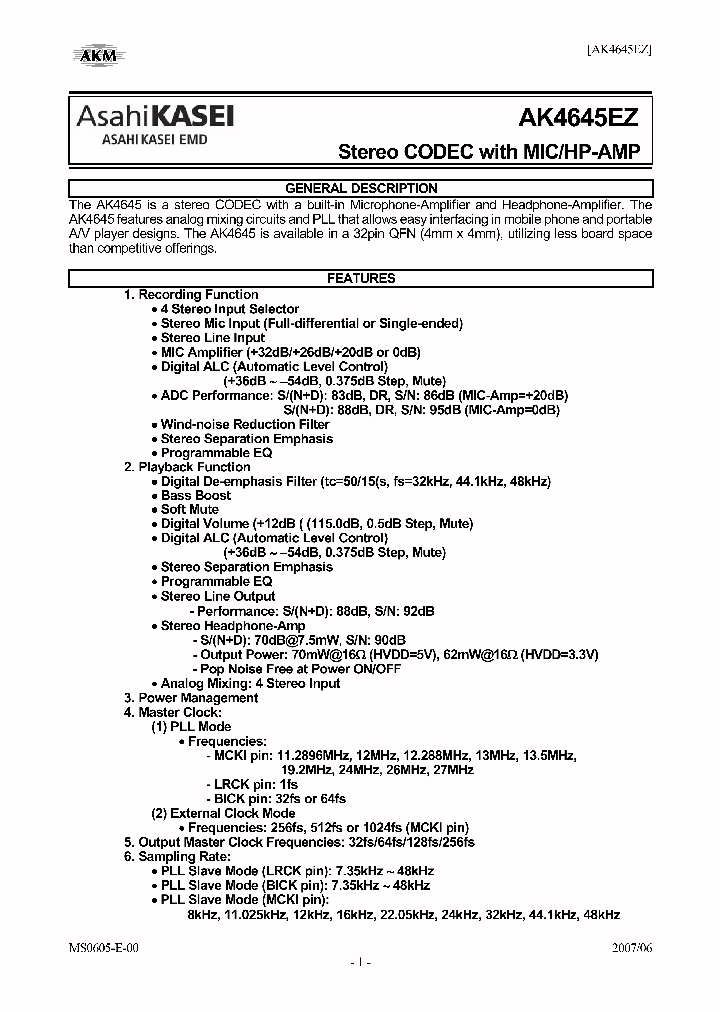 AK4645EZ_4112415.PDF Datasheet