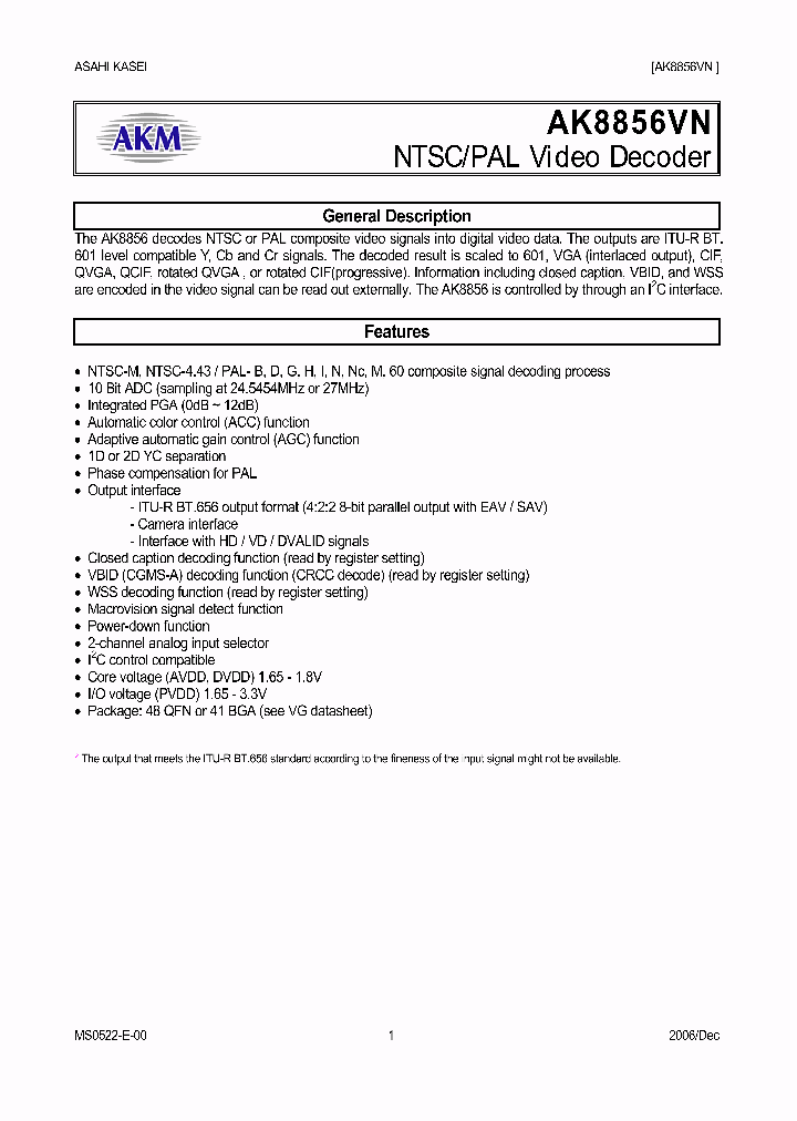 AK8856VN_4138700.PDF Datasheet