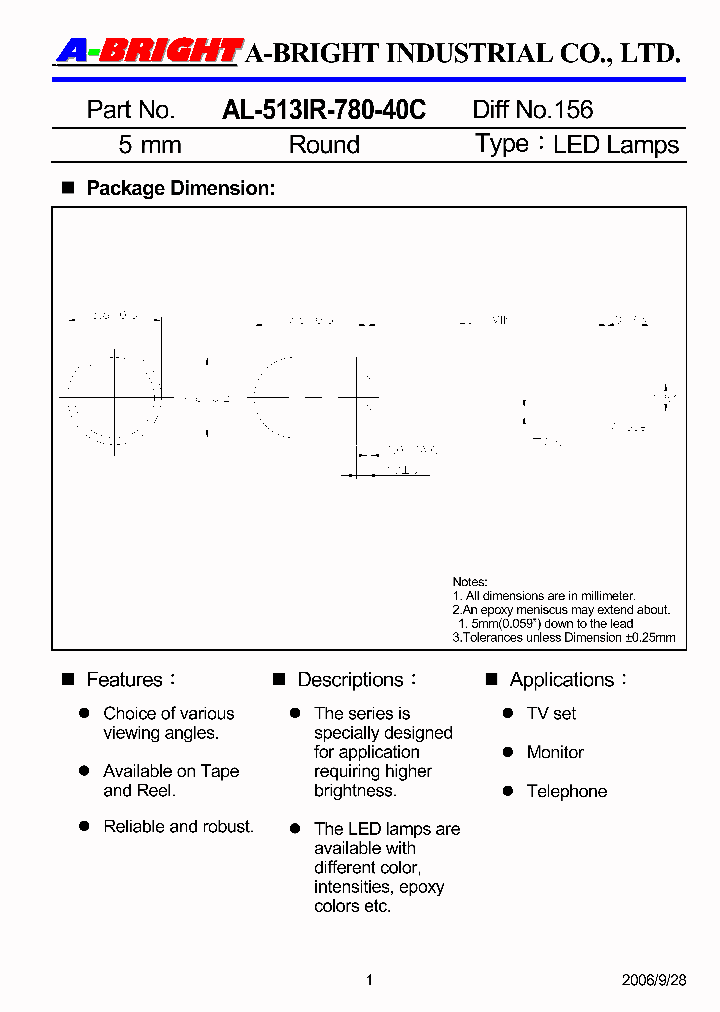 AL-513IR-780-40C_4144130.PDF Datasheet