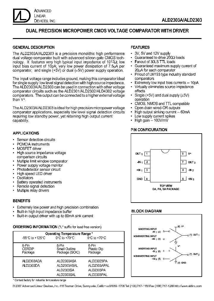 ALD2303A07_4122608.PDF Datasheet
