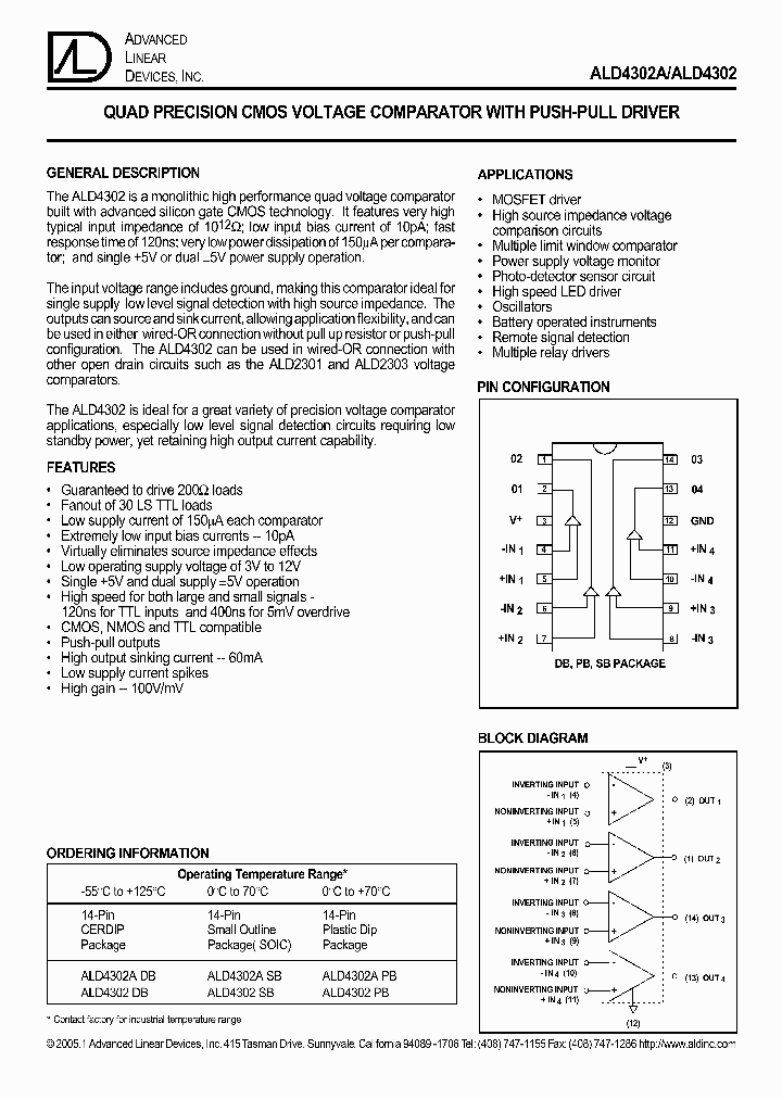 ALD4302A05_4122605.PDF Datasheet