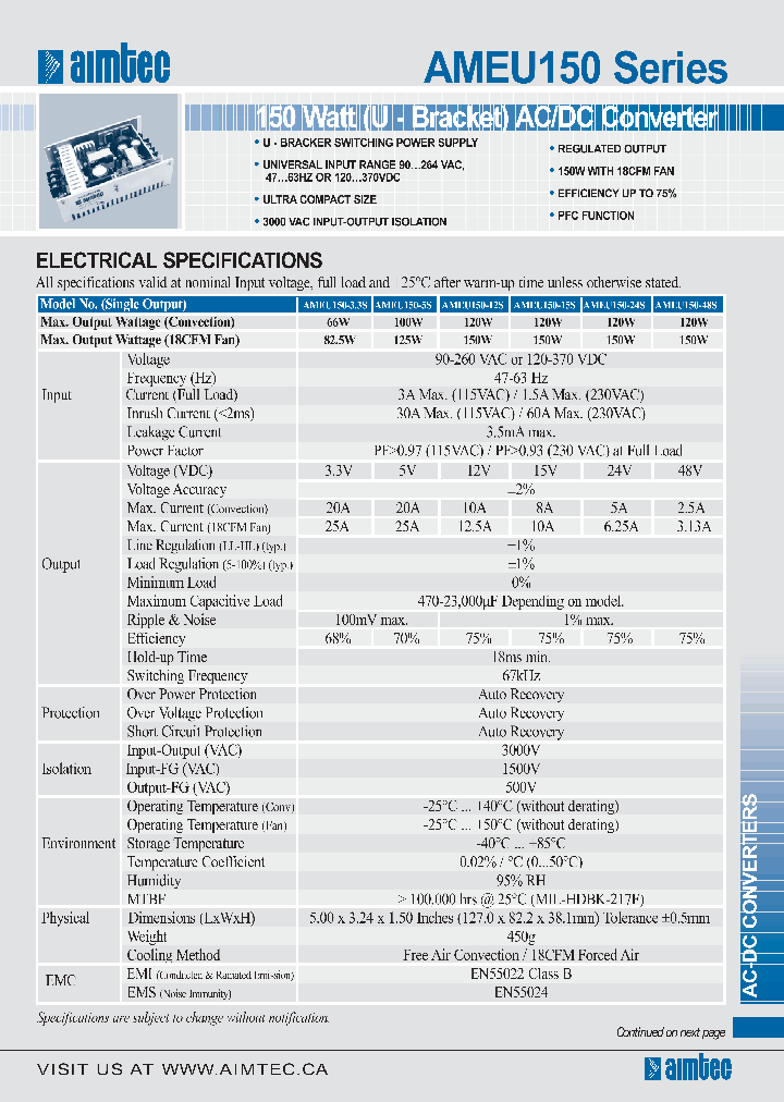 AMEU150-24S_4104102.PDF Datasheet