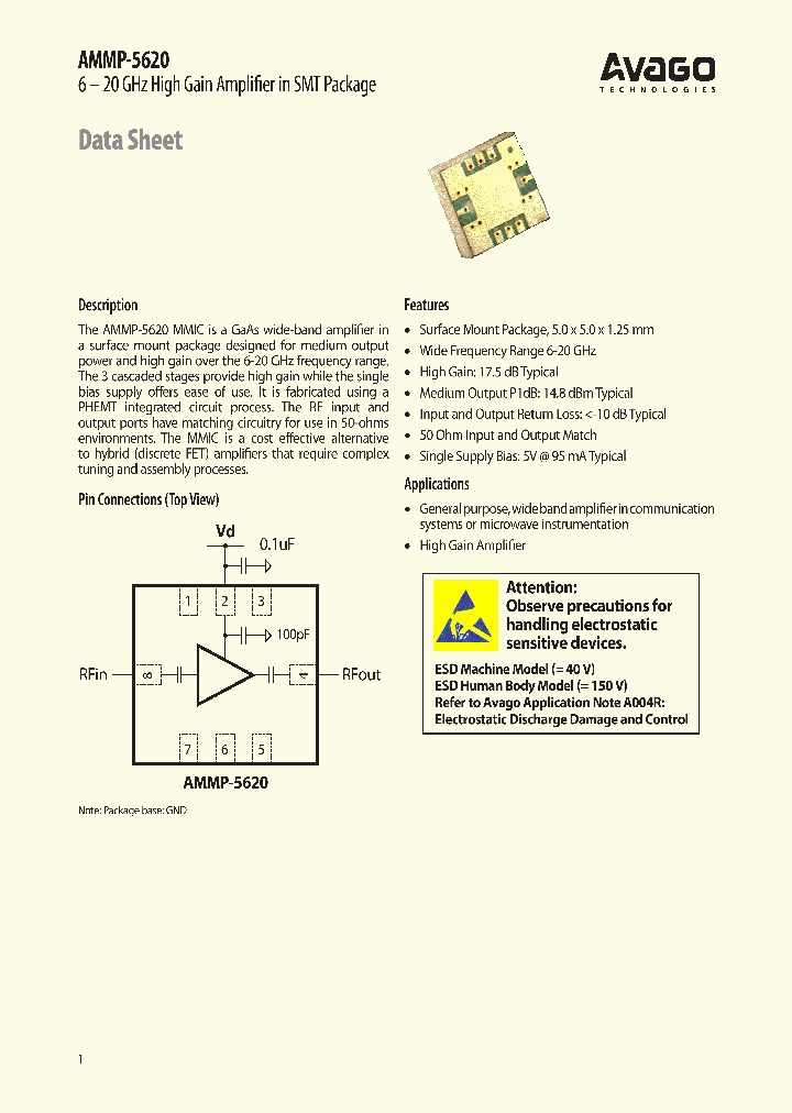 AMMP-5620_4155722.PDF Datasheet