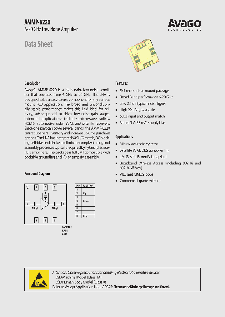 AMMP-6220_4155730.PDF Datasheet
