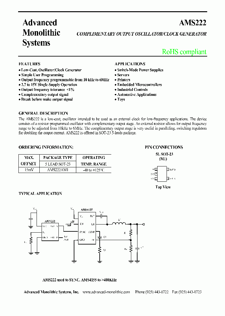 AMS222AM1_4123931.PDF Datasheet