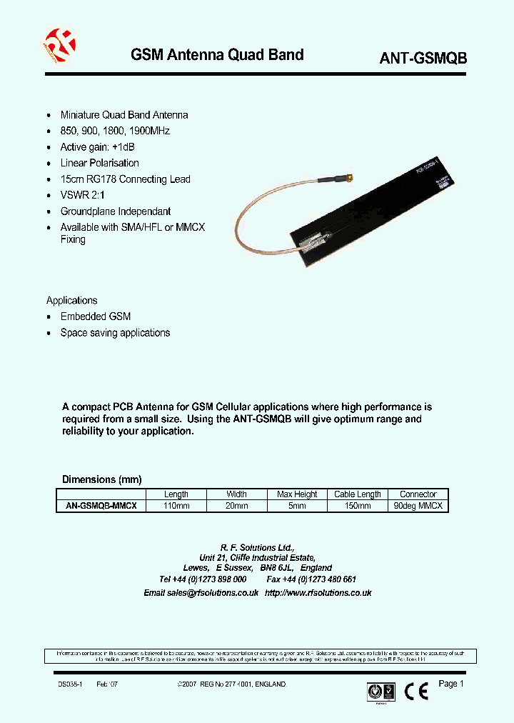 ANT-GSMQB_4145196.PDF Datasheet