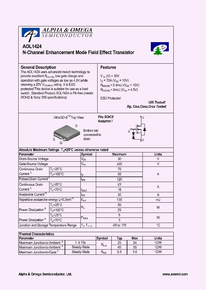AOL1424_4134911.PDF Datasheet