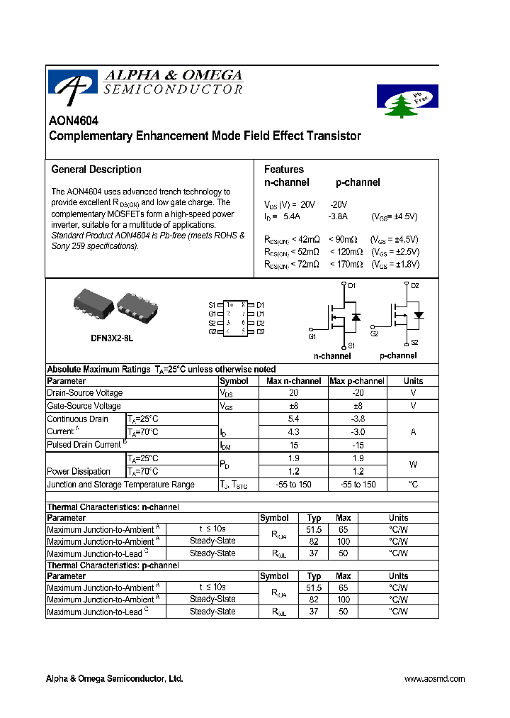 AON4604_4136865.PDF Datasheet