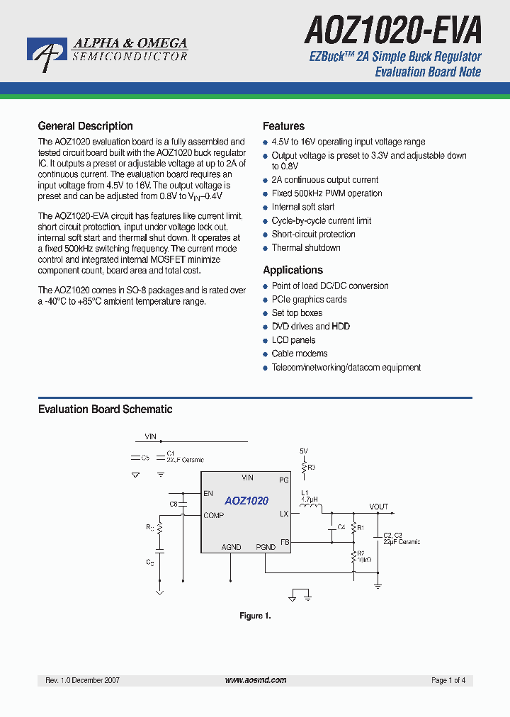 AOZ1020-EVA_4138476.PDF Datasheet