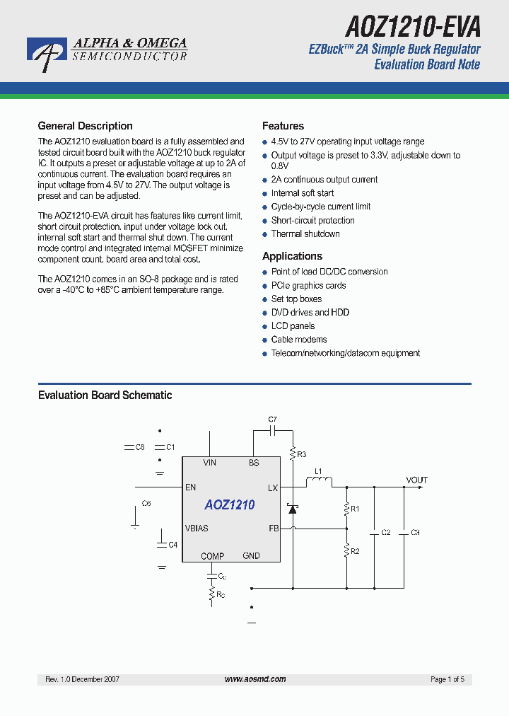 AOZ1210-EVA_4136862.PDF Datasheet