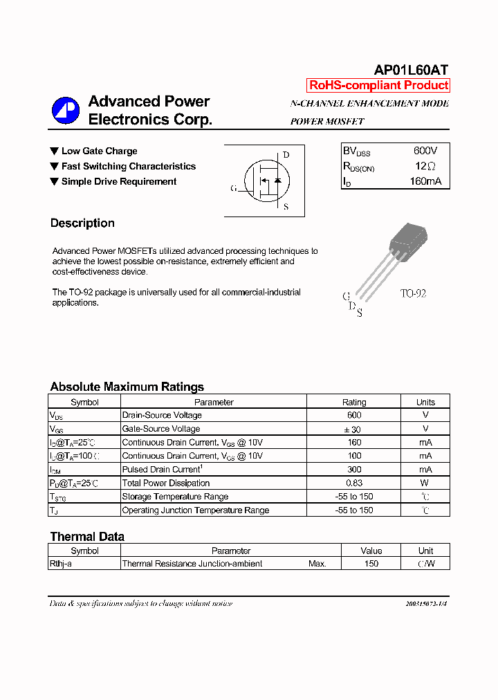 AP01L60AT_4135986.PDF Datasheet
