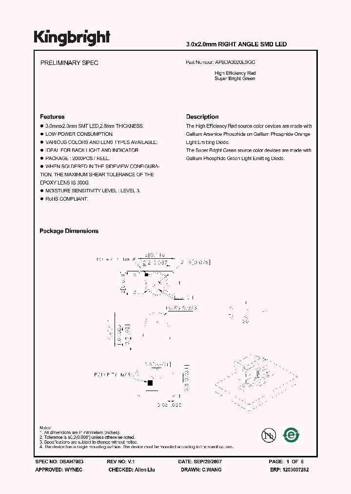 APBDA3020ESGC_4161409.PDF Datasheet