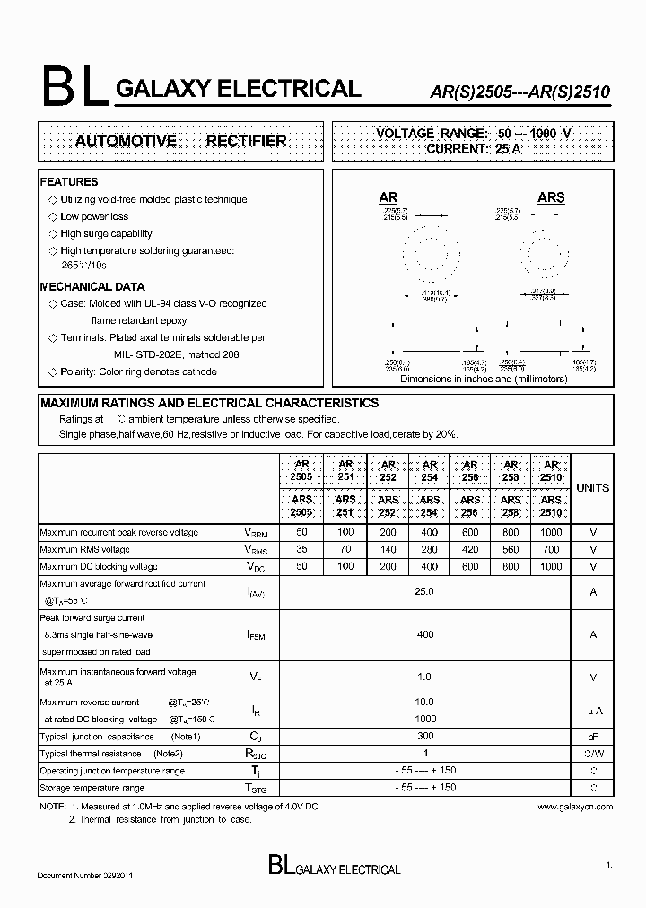 AR2510_4148775.PDF Datasheet