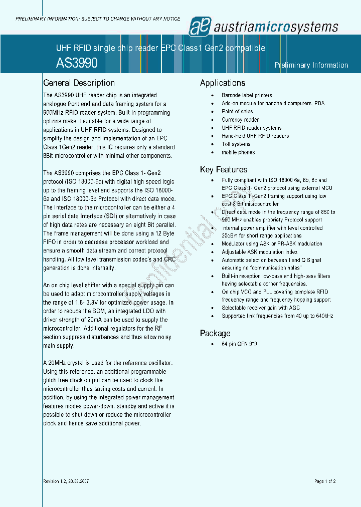 AS3990_4131679.PDF Datasheet