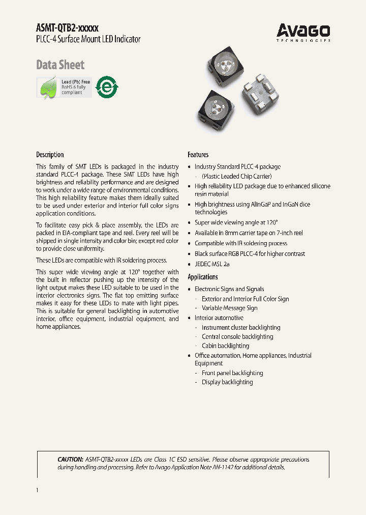 ASMT-QTB2-XXXXX_4157701.PDF Datasheet