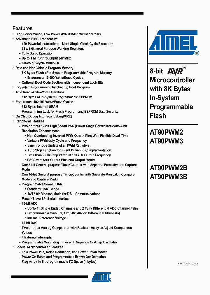 AT90PWM308_4157531.PDF Datasheet