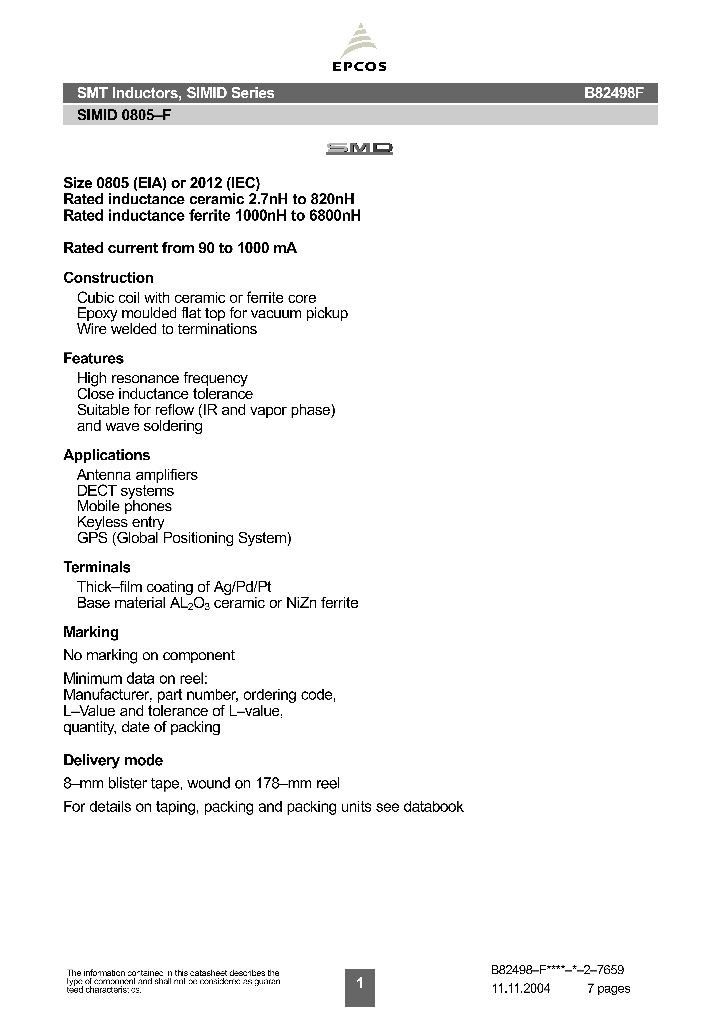 B82498F3689000_4137451.PDF Datasheet