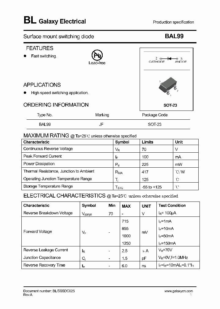 BAL99_4146943.PDF Datasheet