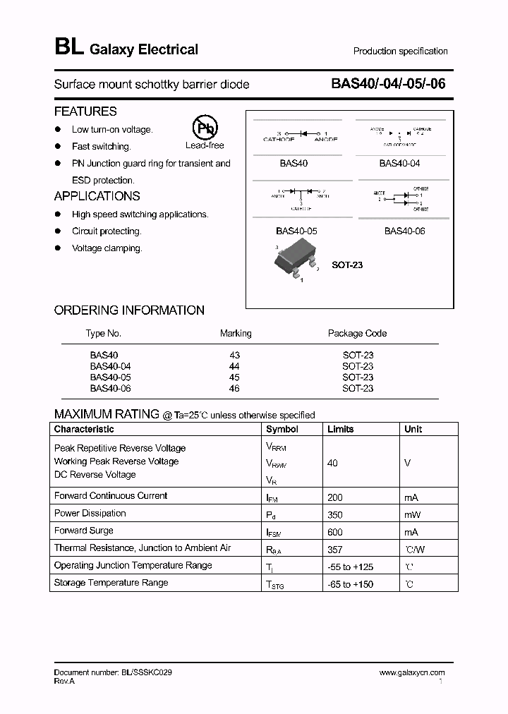 BAS40_4157181.PDF Datasheet