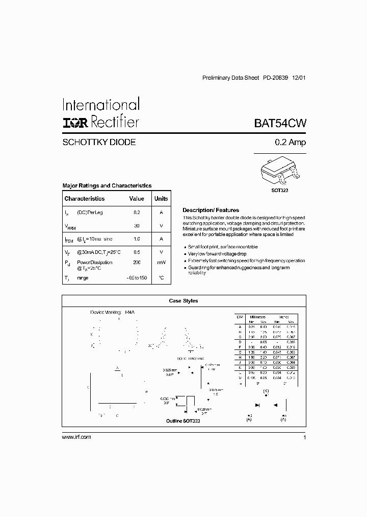 BAT54CW_4106105.PDF Datasheet