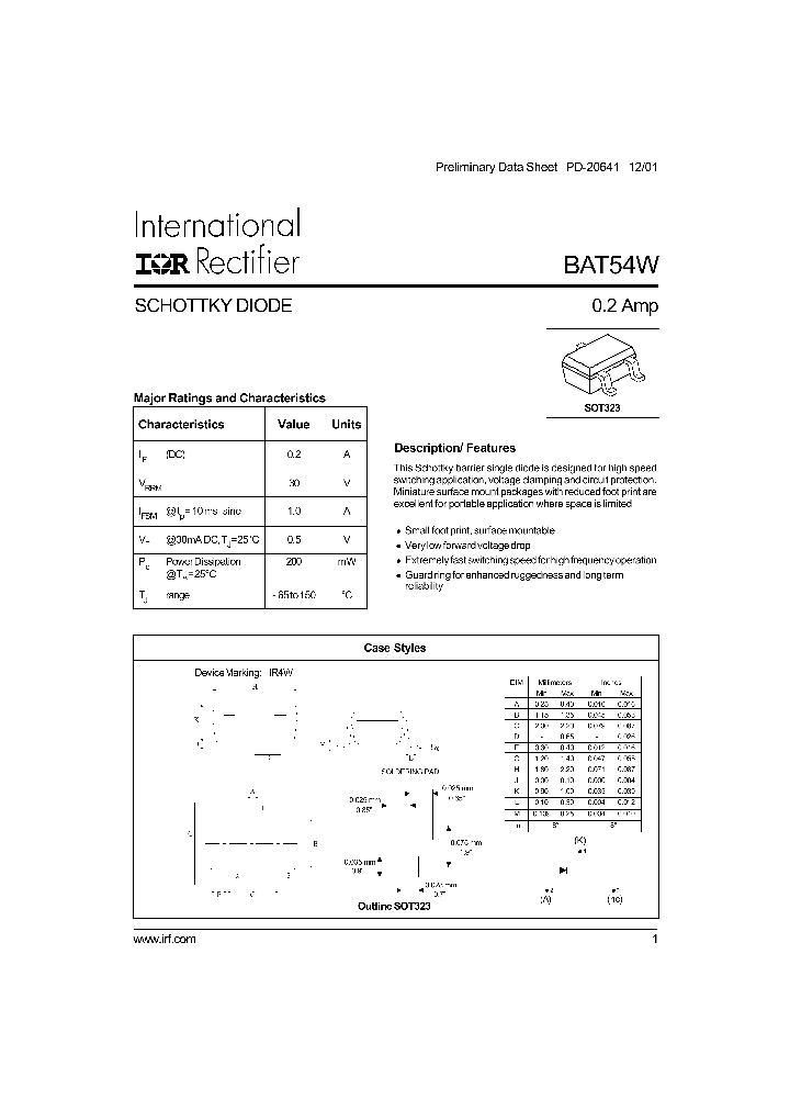 BAT54W_4106102.PDF Datasheet
