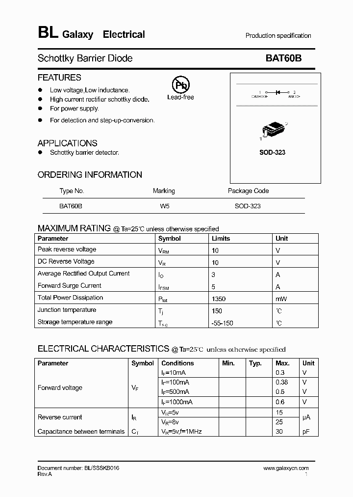 BAT60B_4160107.PDF Datasheet