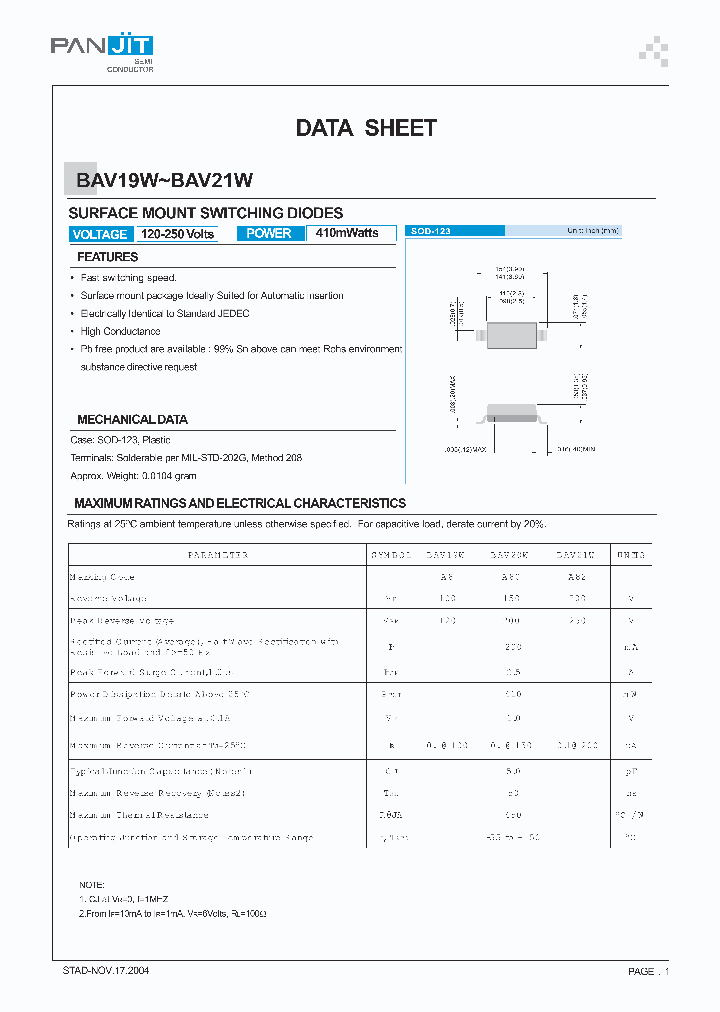 BAV19W04_4120868.PDF Datasheet