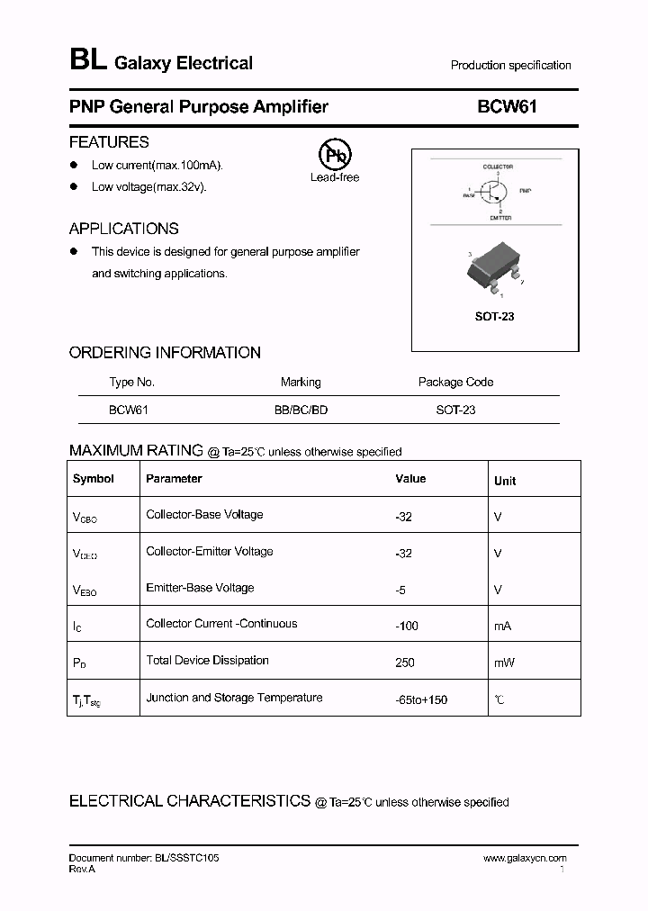 BCW61_4145313.PDF Datasheet