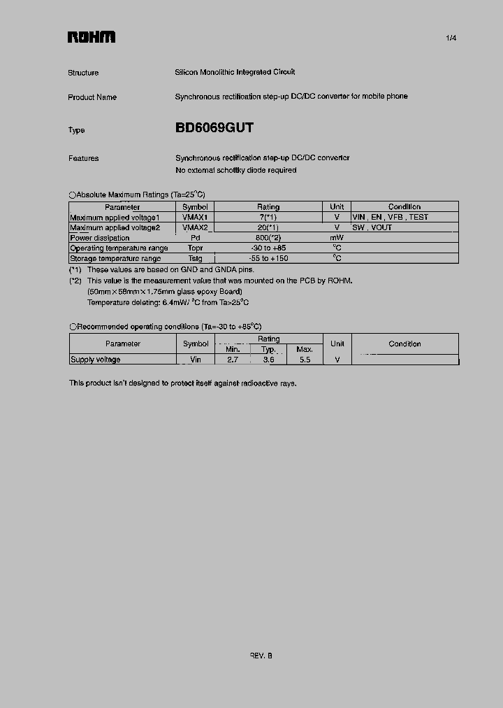 BD6069GUT_4127194.PDF Datasheet