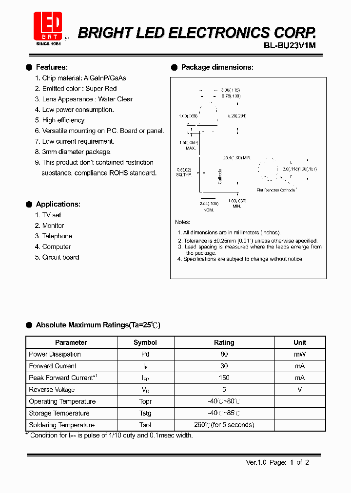 BL-BU23V1M_4138427.PDF Datasheet