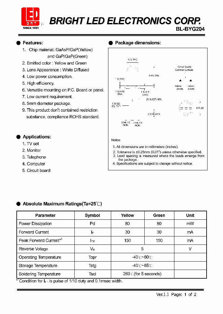 BL-BYG204_4149746.PDF Datasheet