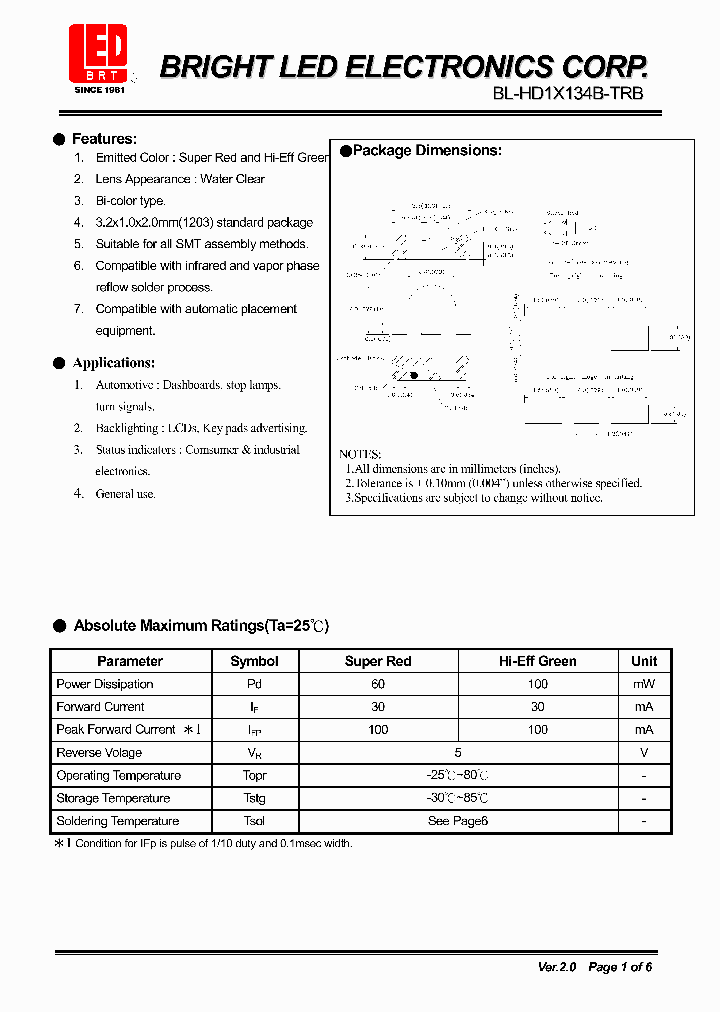 BL-HD1X134B-TRB_4138267.PDF Datasheet