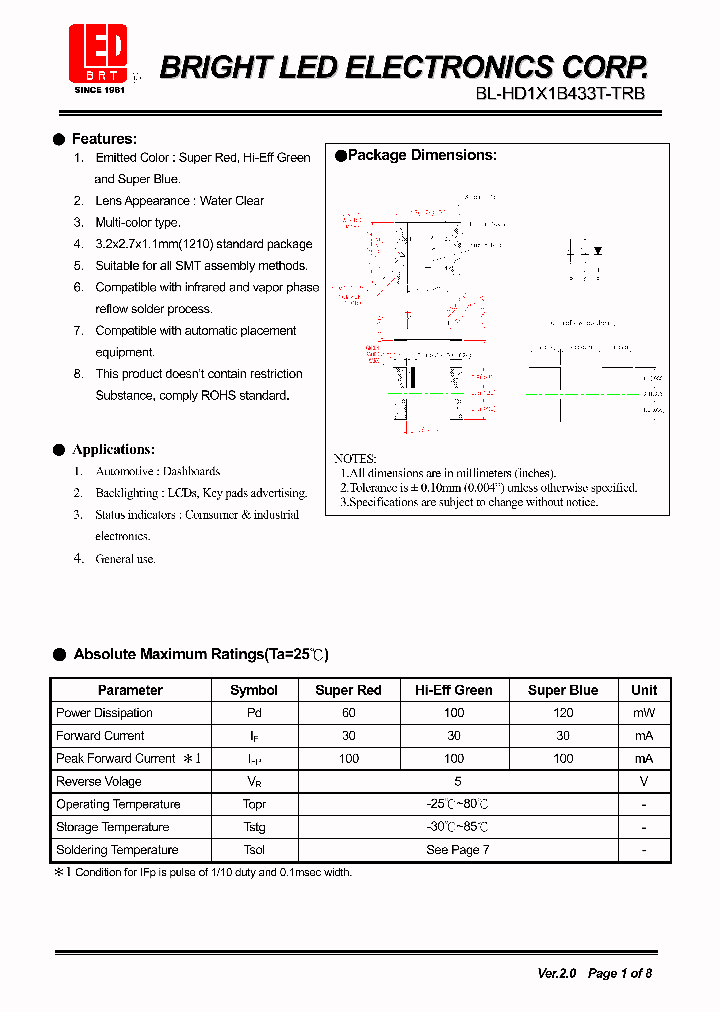 BL-HD1X1B433T-TRB_4138266.PDF Datasheet