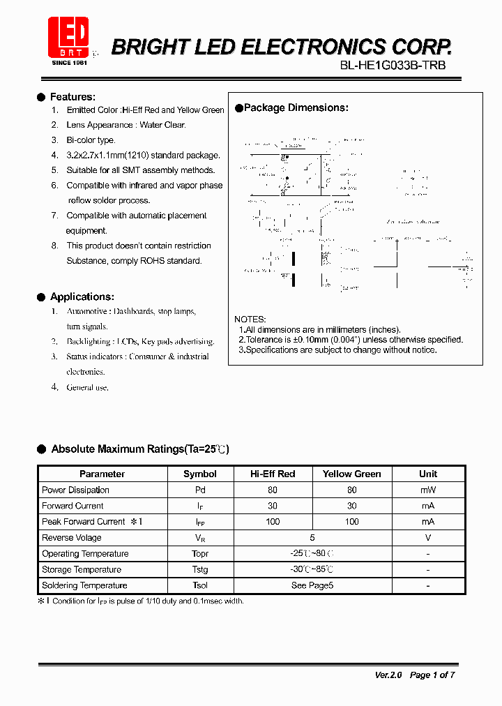 BL-HE1G033B-TRB_4138256.PDF Datasheet