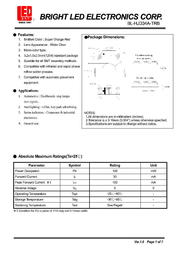 BL-HJD34A-TRB_4138204.PDF Datasheet