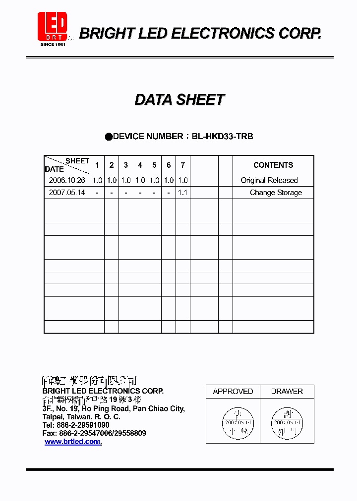 BL-HKD33-TRB_4138129.PDF Datasheet