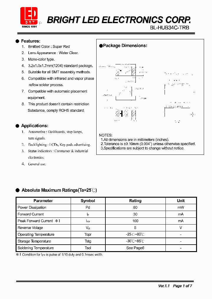 BL-HUB34C-TRB_4138112.PDF Datasheet