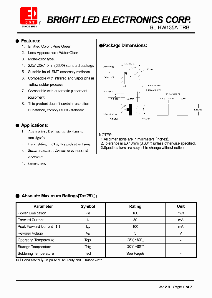 BL-HW135A-TRB_4138104.PDF Datasheet