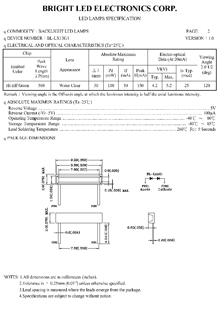 BL-LX13G1_4138085.PDF Datasheet