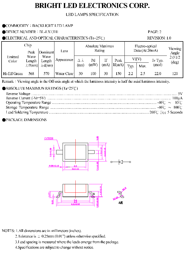 BL-LX13H1_4138084.PDF Datasheet