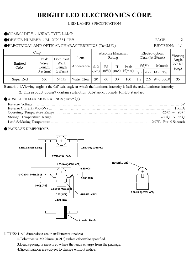 BL-XD0361-TR9_4137212.PDF Datasheet