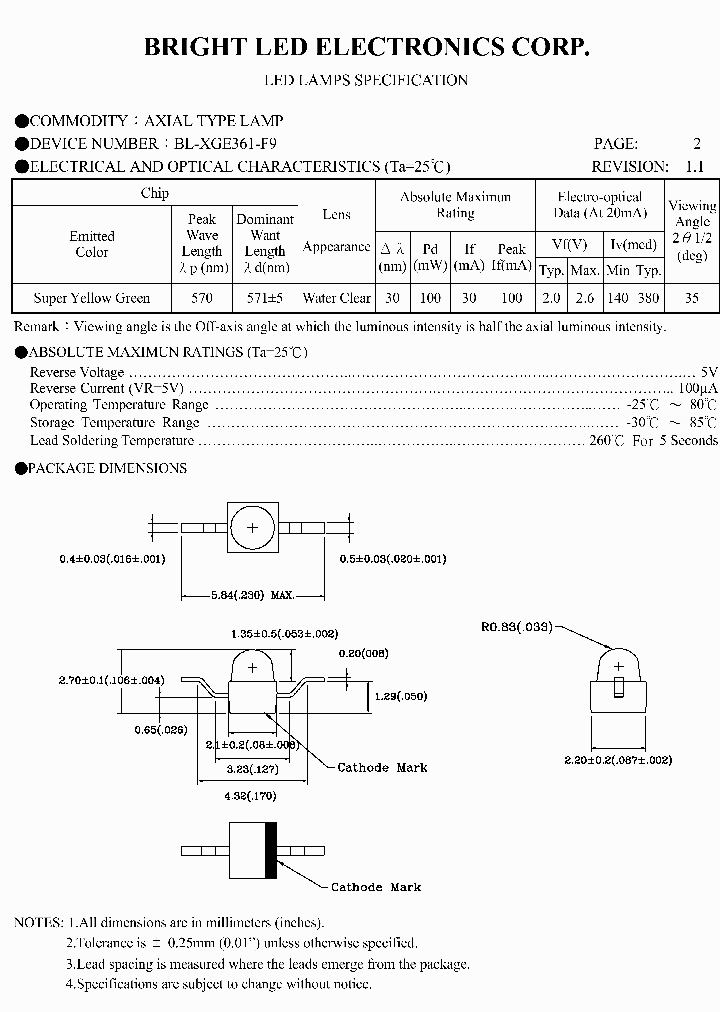 BL-XGE361-TR9_4137200.PDF Datasheet