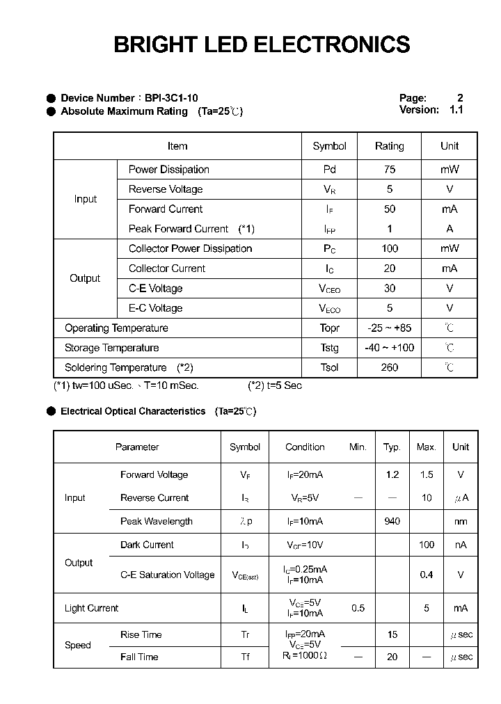 BPI-3C1-10_4136838.PDF Datasheet