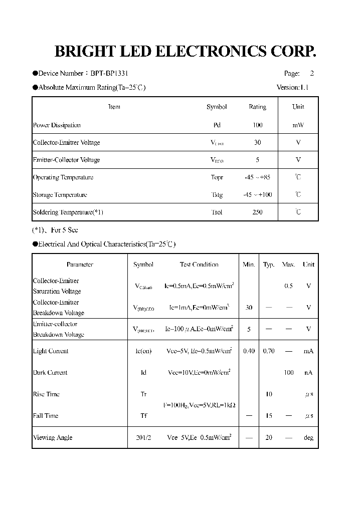 BPT-BP1331_4136826.PDF Datasheet