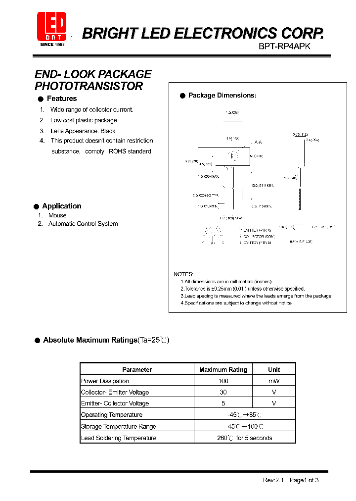 BPT-RP4APK_4136821.PDF Datasheet