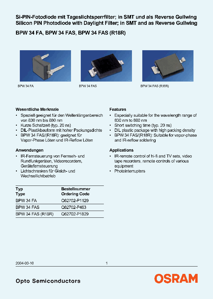 BPW34FA_4117032.PDF Datasheet