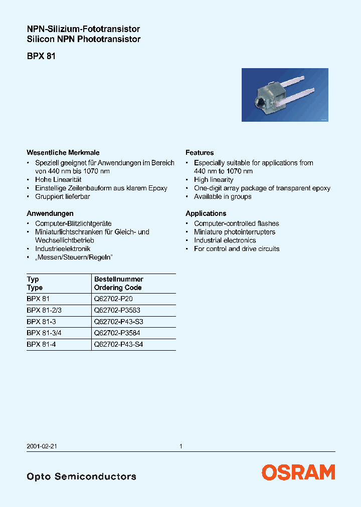 BPX81_4117035.PDF Datasheet