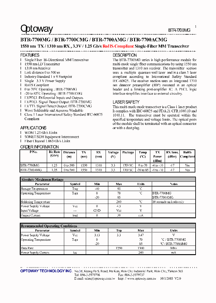 BTR-7700MG_4119673.PDF Datasheet