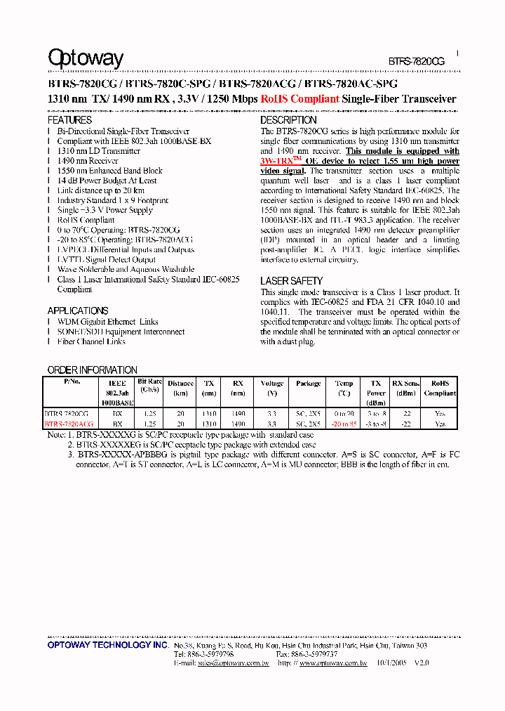 BTRS-7820C-SPG_4119399.PDF Datasheet